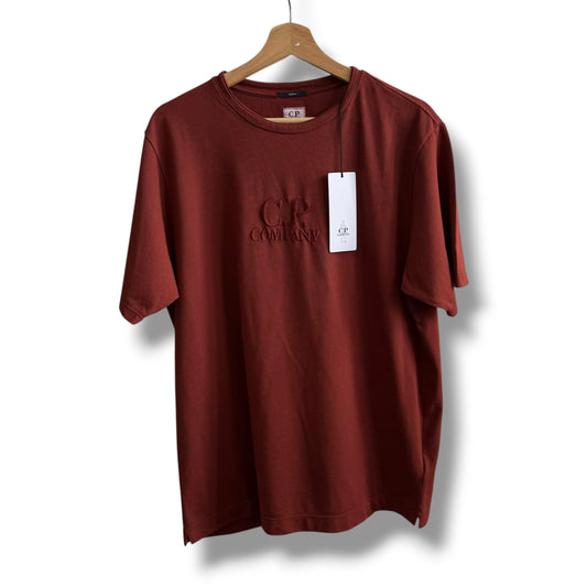 CP Company Burgundy T-shirt (L, 21.5”)