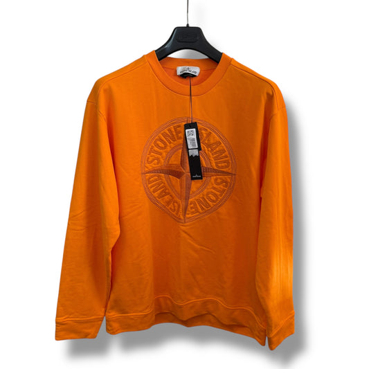 Stone Island Hand Stitched Jumper (XL, 24.5”)