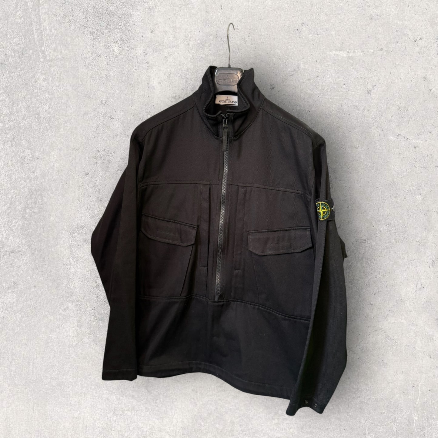 Stone Island Black Smock (XL, 26”)