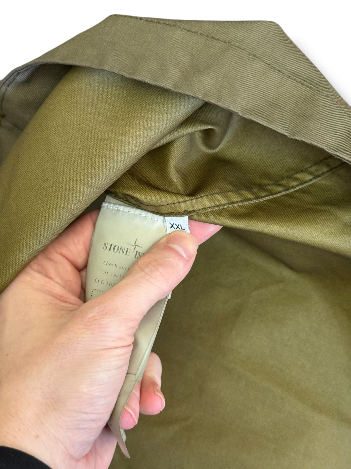 Stone Island Performance Twill Wool-TC Ghost Piece (XXL, 26.5”)