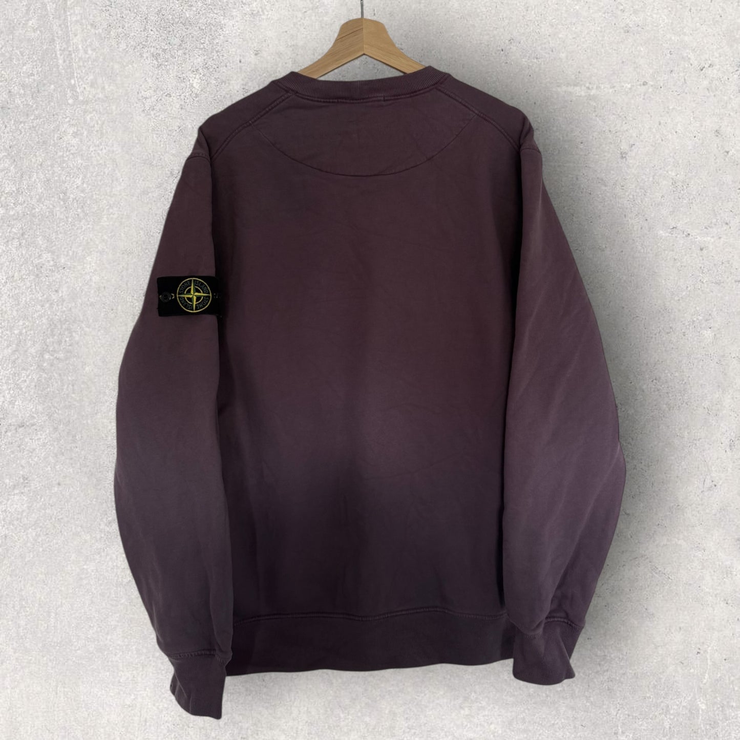 Stone Island Purple Sweatshirt (XL, 25”)