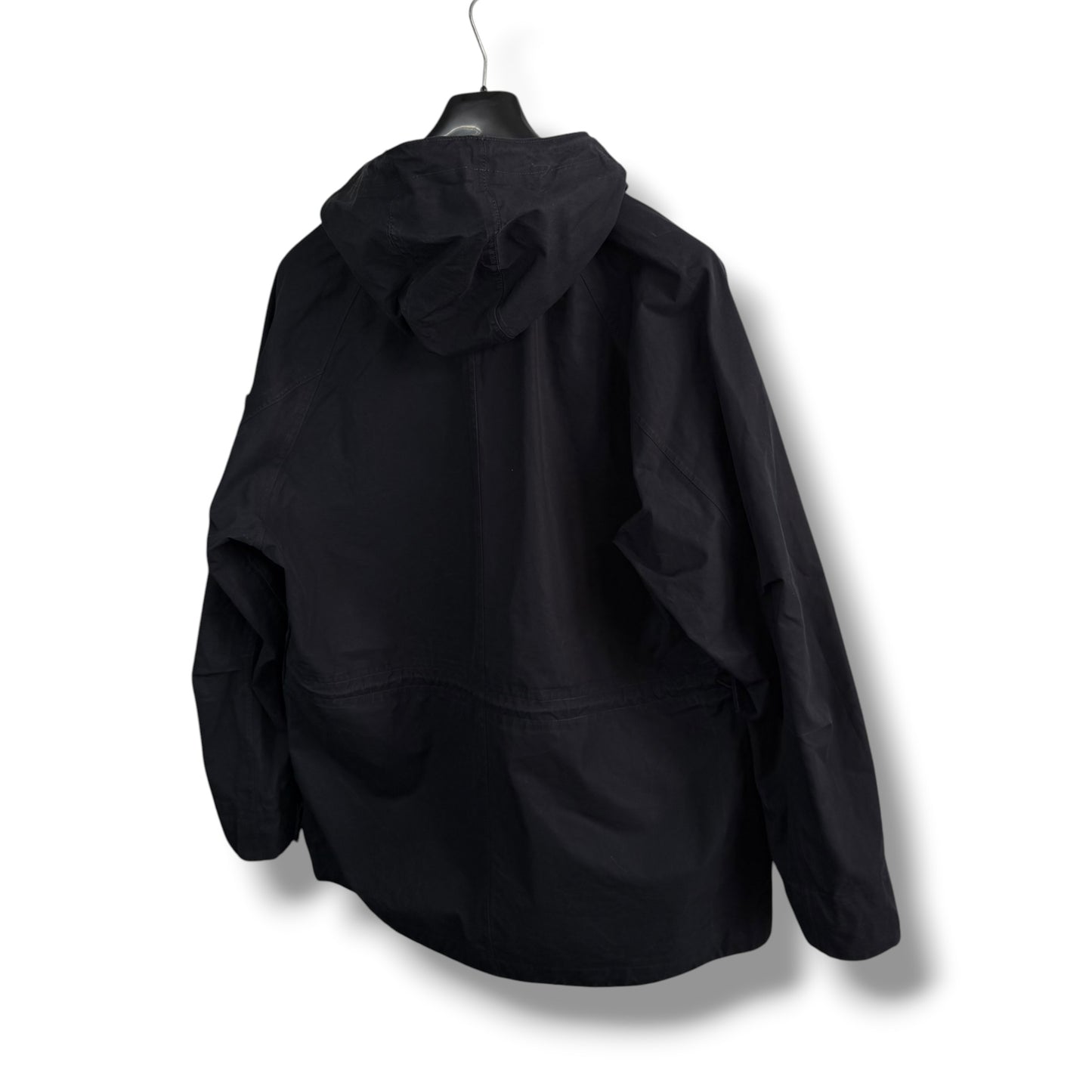 Stone Island Black O-Ventile Ghost Pullover Smock (L, 26”)