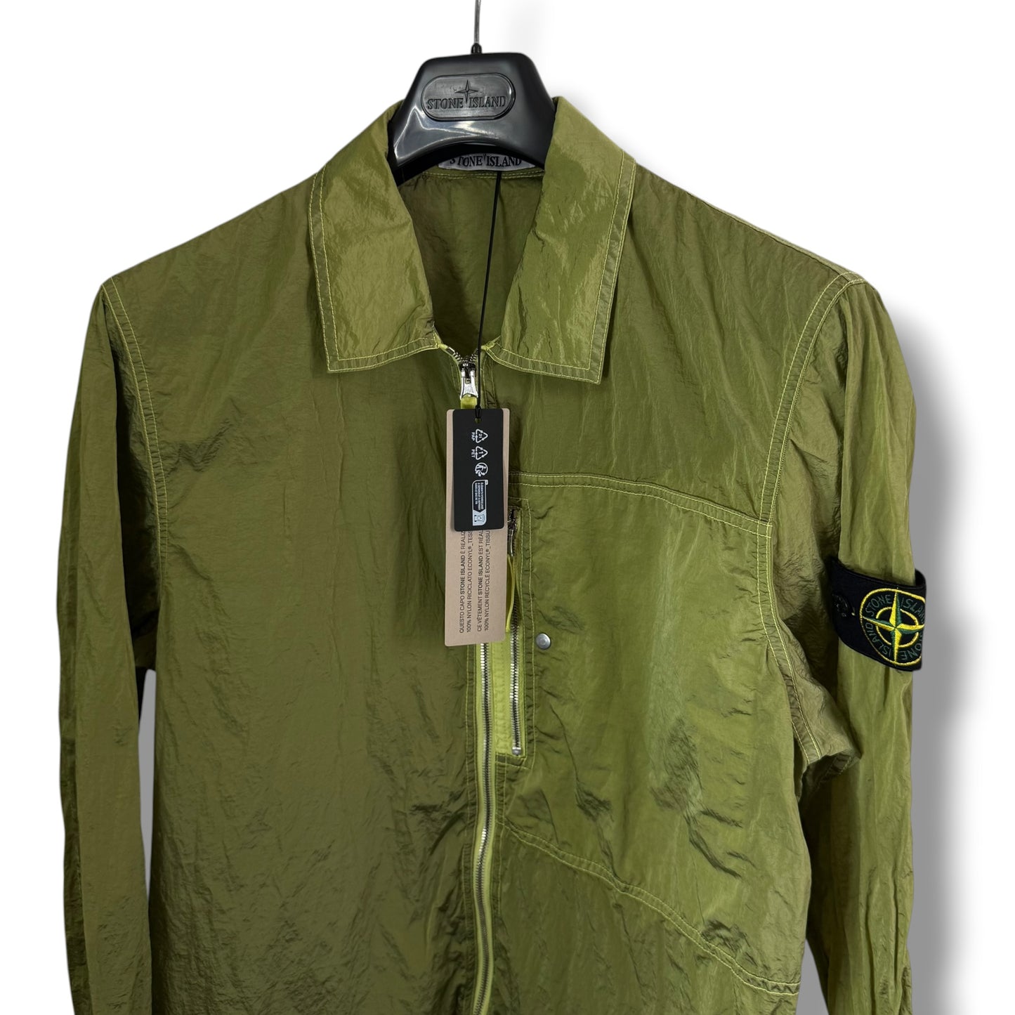 Stone Island Nylon Overshirt (XL, 23.5”)
