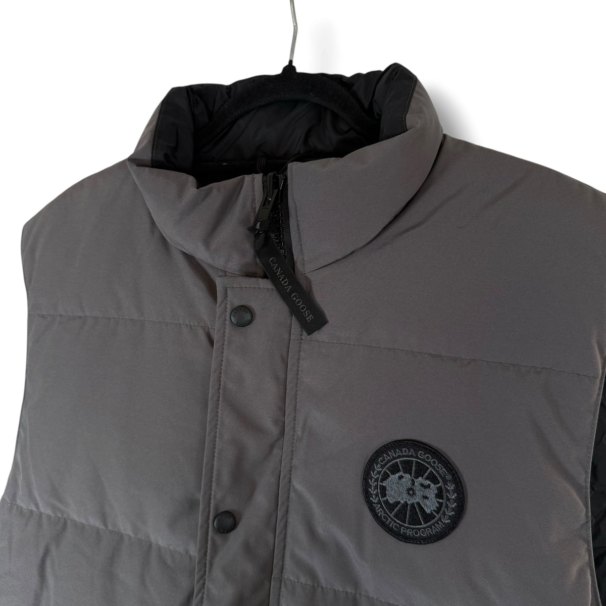 Canada Goose Coastal Grey Black Label Garson Gilet (XL, 24”)