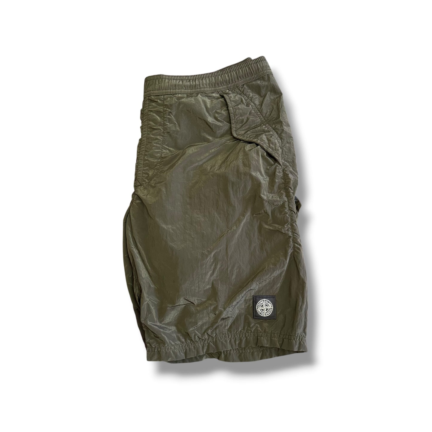 Stone Island Nylon Cargo Shorts (M, 32-34”)