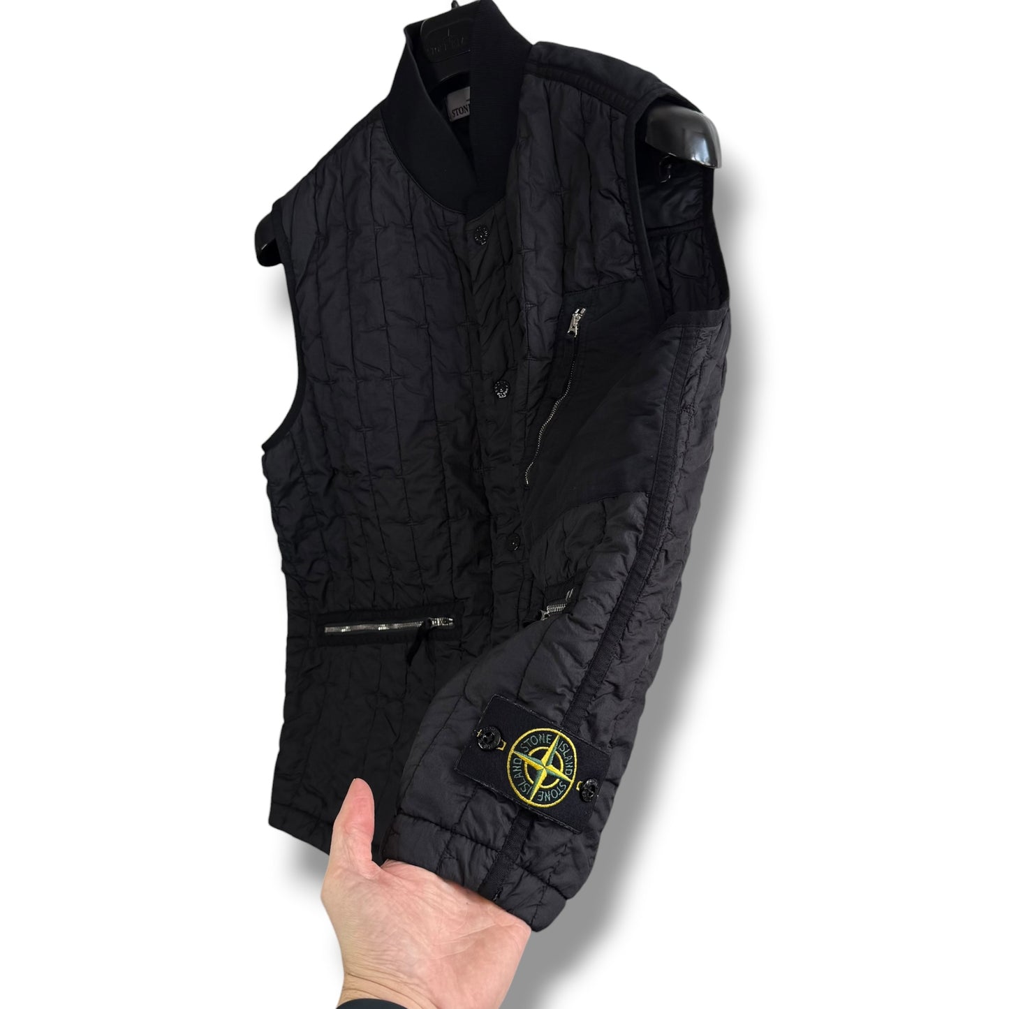 Stone Island Quilted Nylon Stella With Primaloft-TC (M, 23.5”)