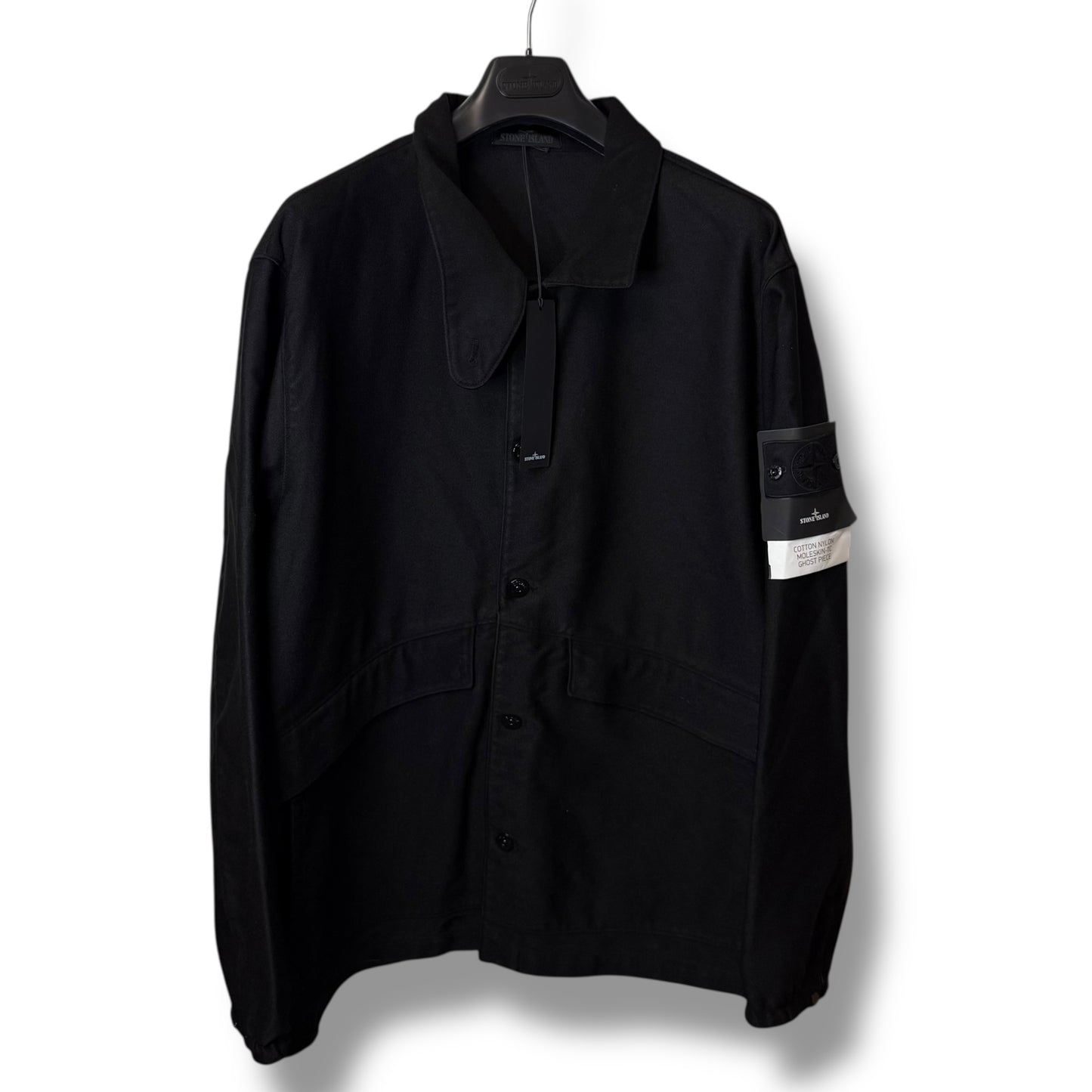 Stone Island Cotton Nylon Moleskin-TC Ghost Piece (2XL, 27”)