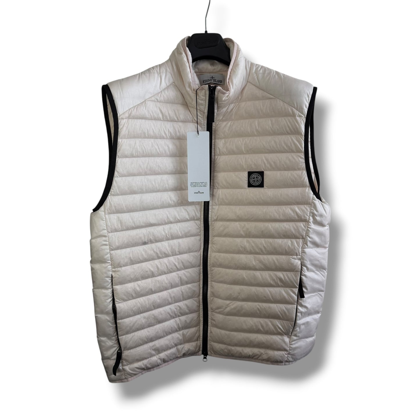 Stone Island Loom Woven Chambers R-Nylon Down Gilet (XL, 24”)