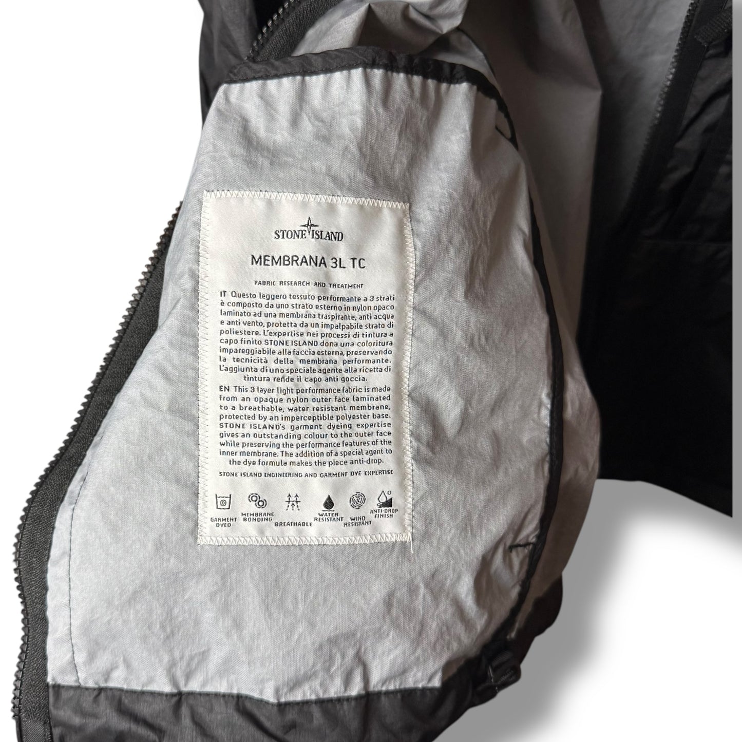 Stone Island Membrana Jacket (M, 22”)