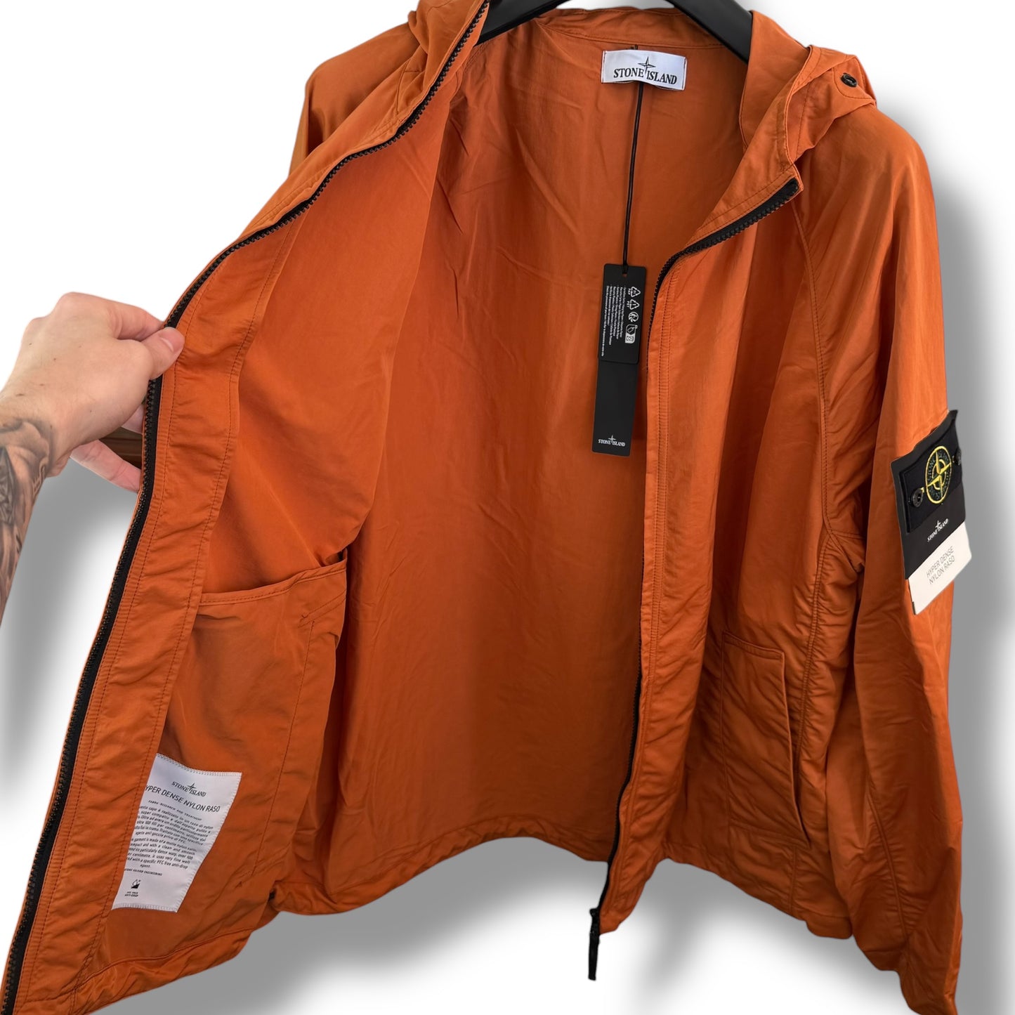 Stone Island Hyper Dense Nylon Raso (2XL, 26.8”)