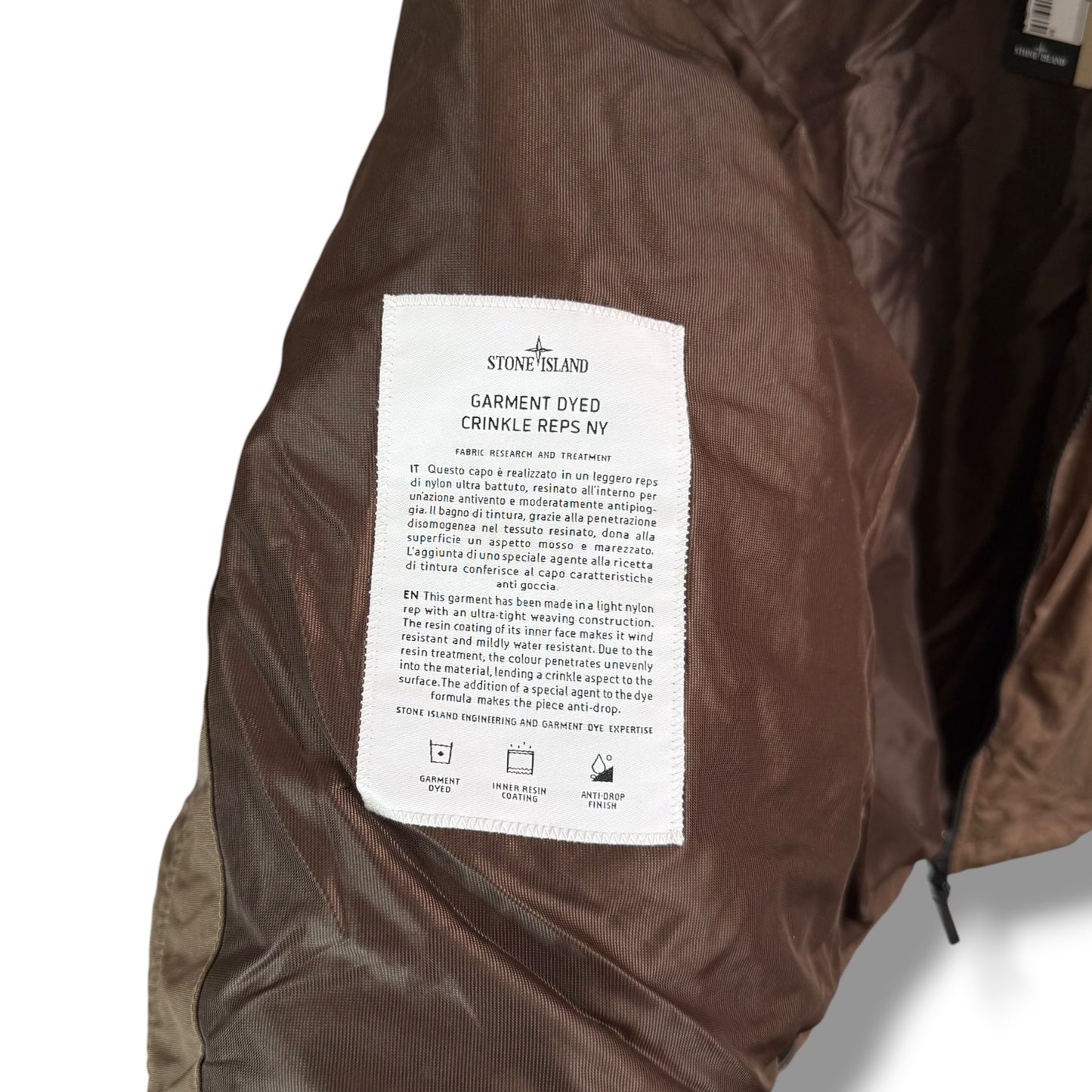 Stone Island Garment Dyed Crinkle Reps (L, 23.8”)
