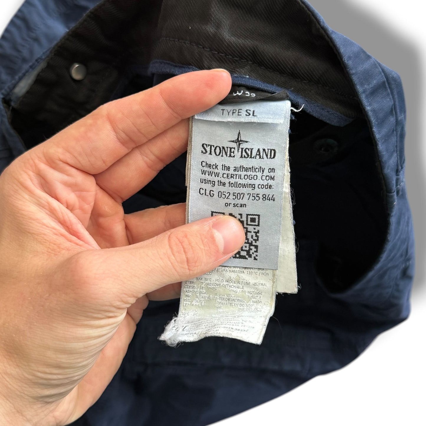 Stone Island Blue Cargo Shorts (33”)