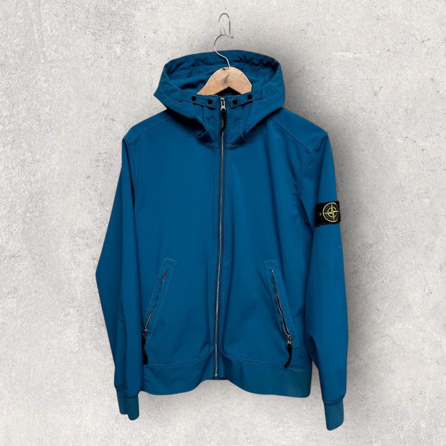 Stone Island Soft Shell Jacket (L, 22”)
