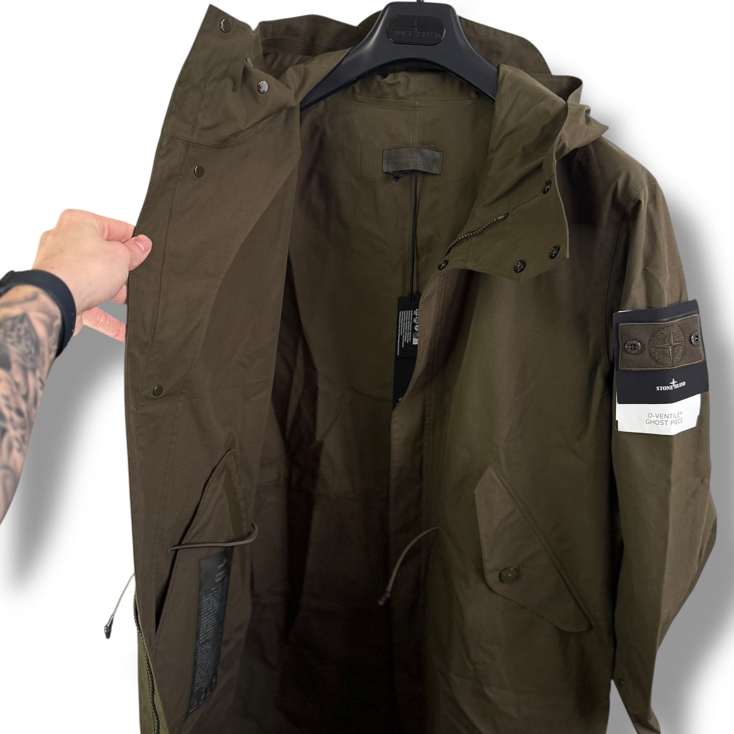 Stone Island O’Ventile Ghost Piece (XL, 25.5”)