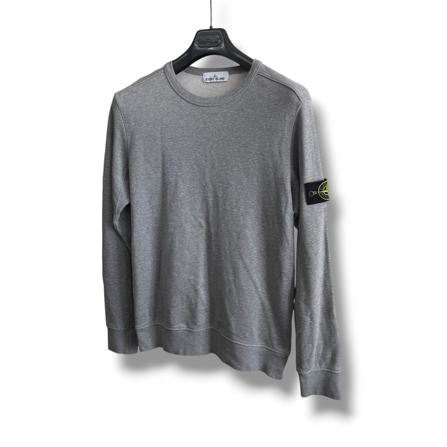 Stone Island Grey Sweatshirt (M, 21")