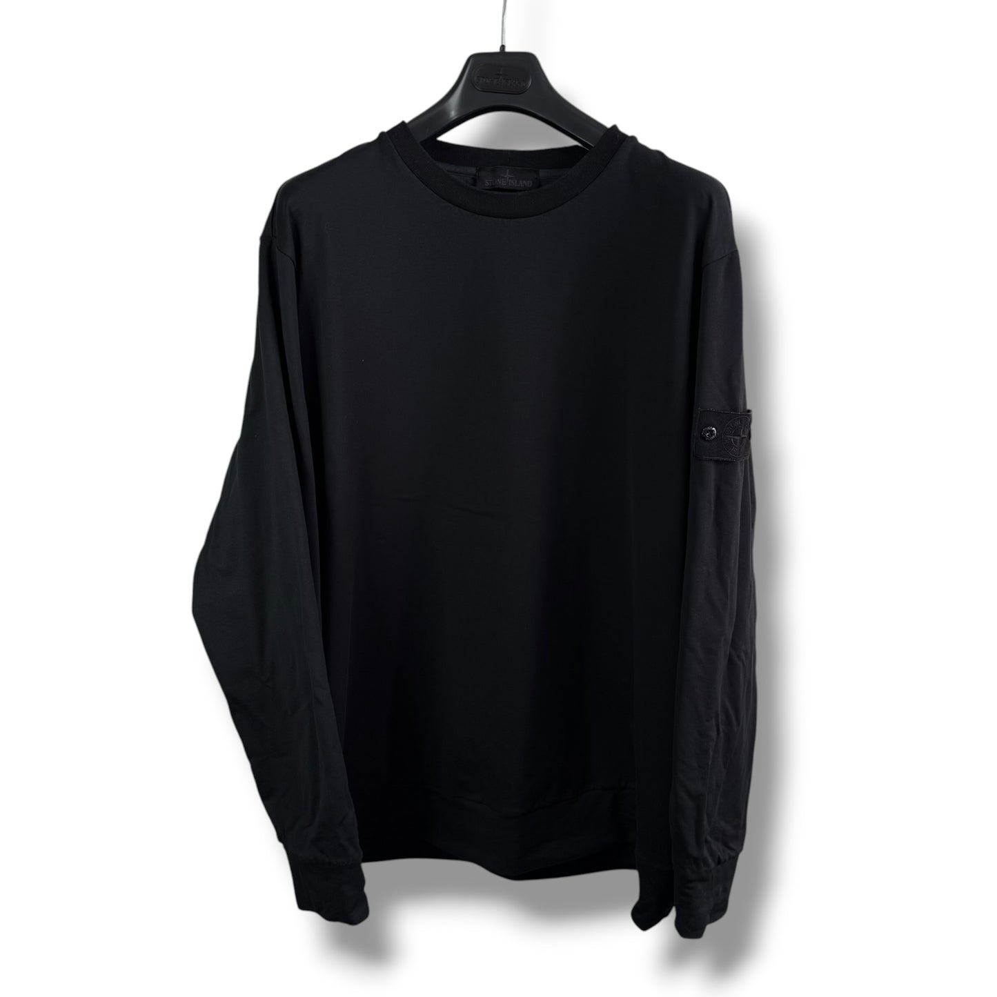 Stone Island Ghost Stretch Cotton Crewneck Jumper (3XL, 28.5”)