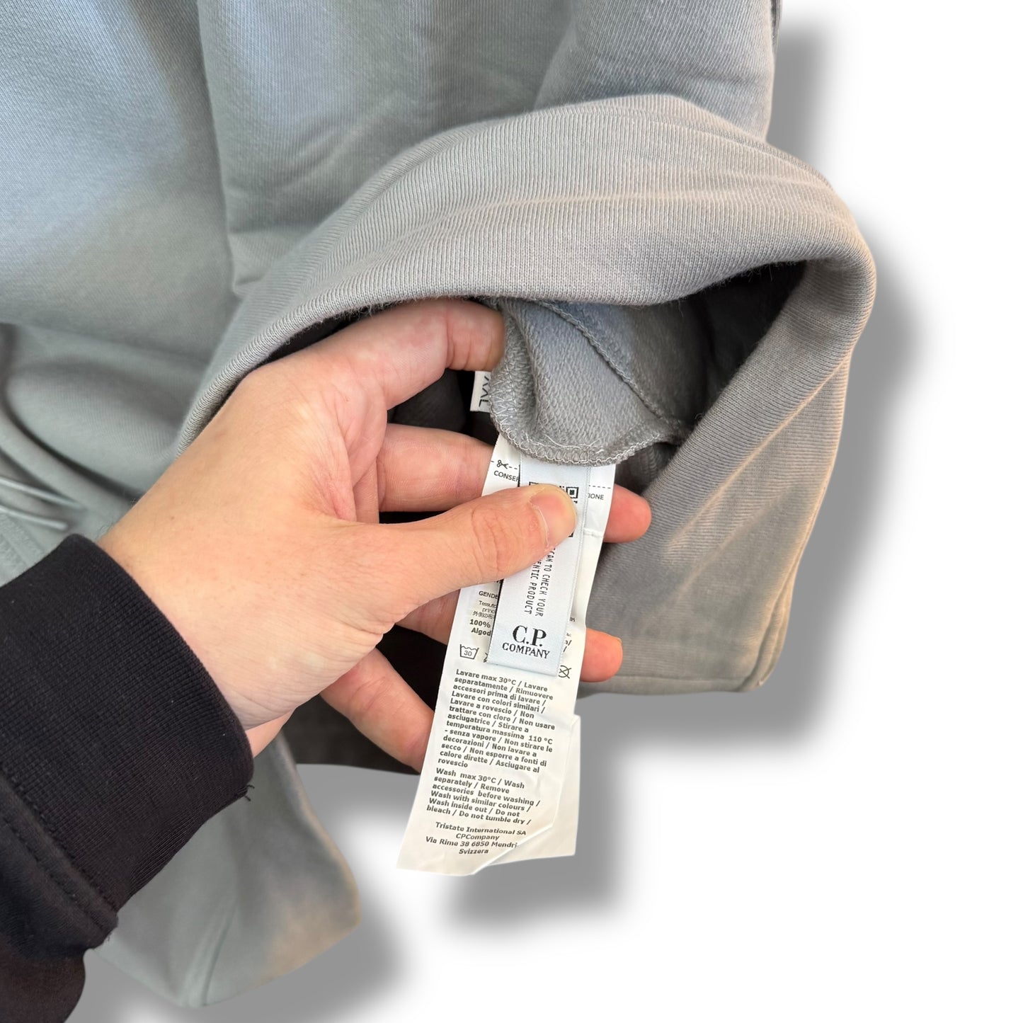 CP Company Zip Crewneck (XXL, 25”)