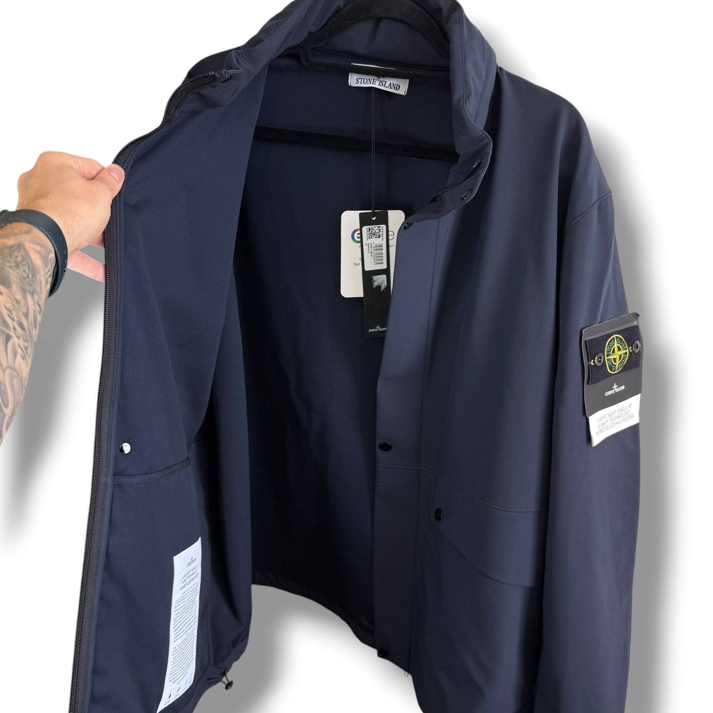 Stone Island Light Soft Shell (2XL, 25.5”)