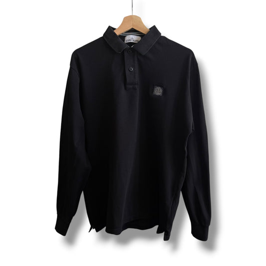 Stone Island Long Sleeve Polo (XL, 23”)