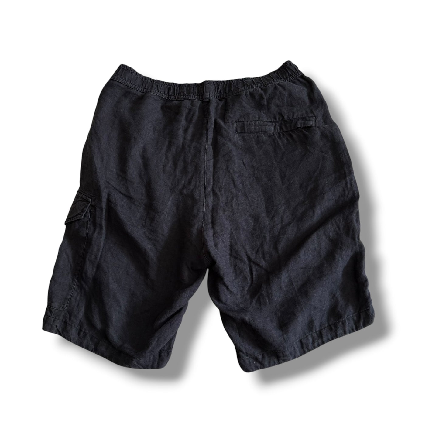 Stone Island Linen Cargo Shorts (32”)