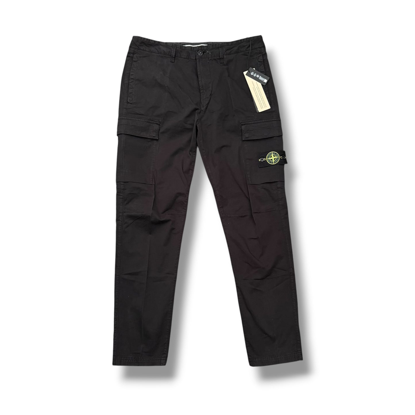 Stone Island Black Cargos (34”)