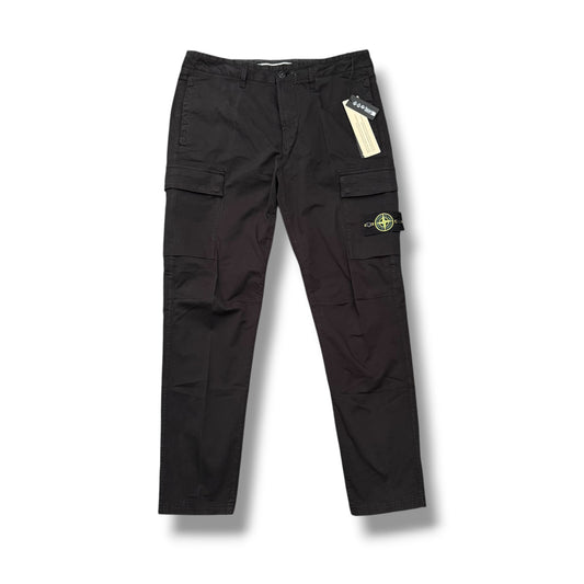 Stone Island Black Cargos (34”)