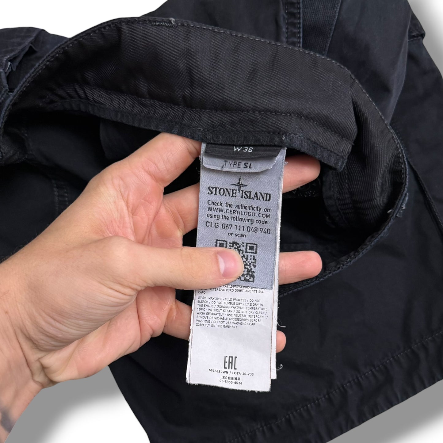 Stone Island Cargo Shorts (36”)