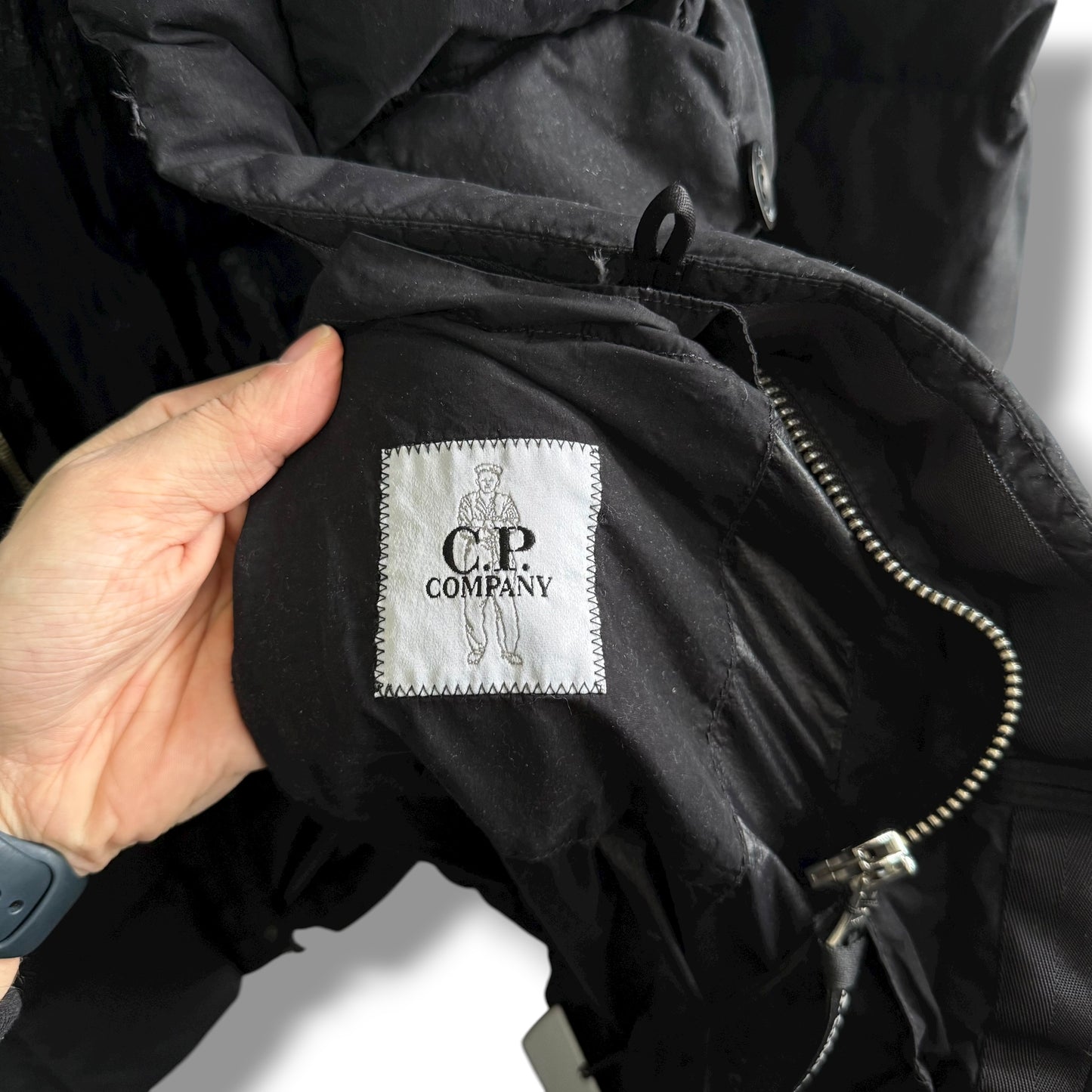 CP Company Flatt Nylon 3/4 Puffer (XL, 26”)