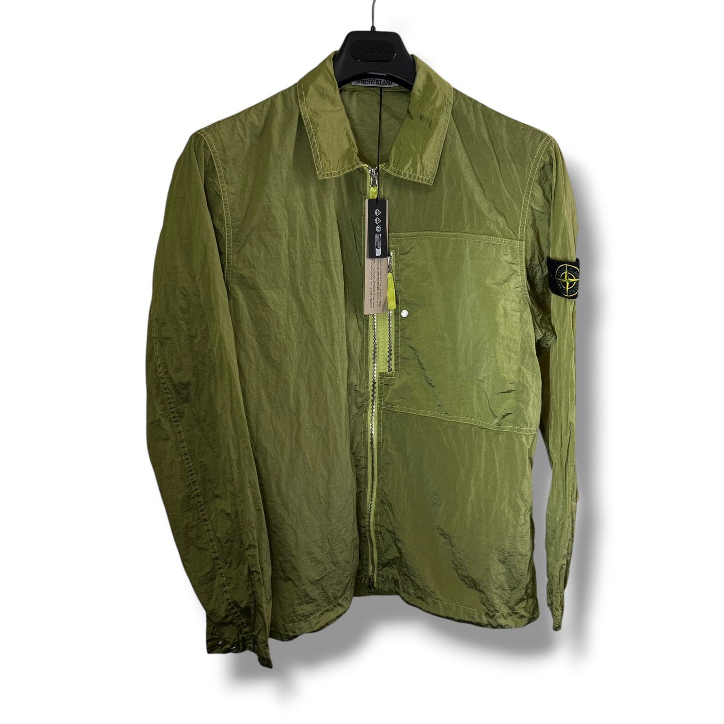 Stone Island Nylon Overshirt (XL, 23.5”)