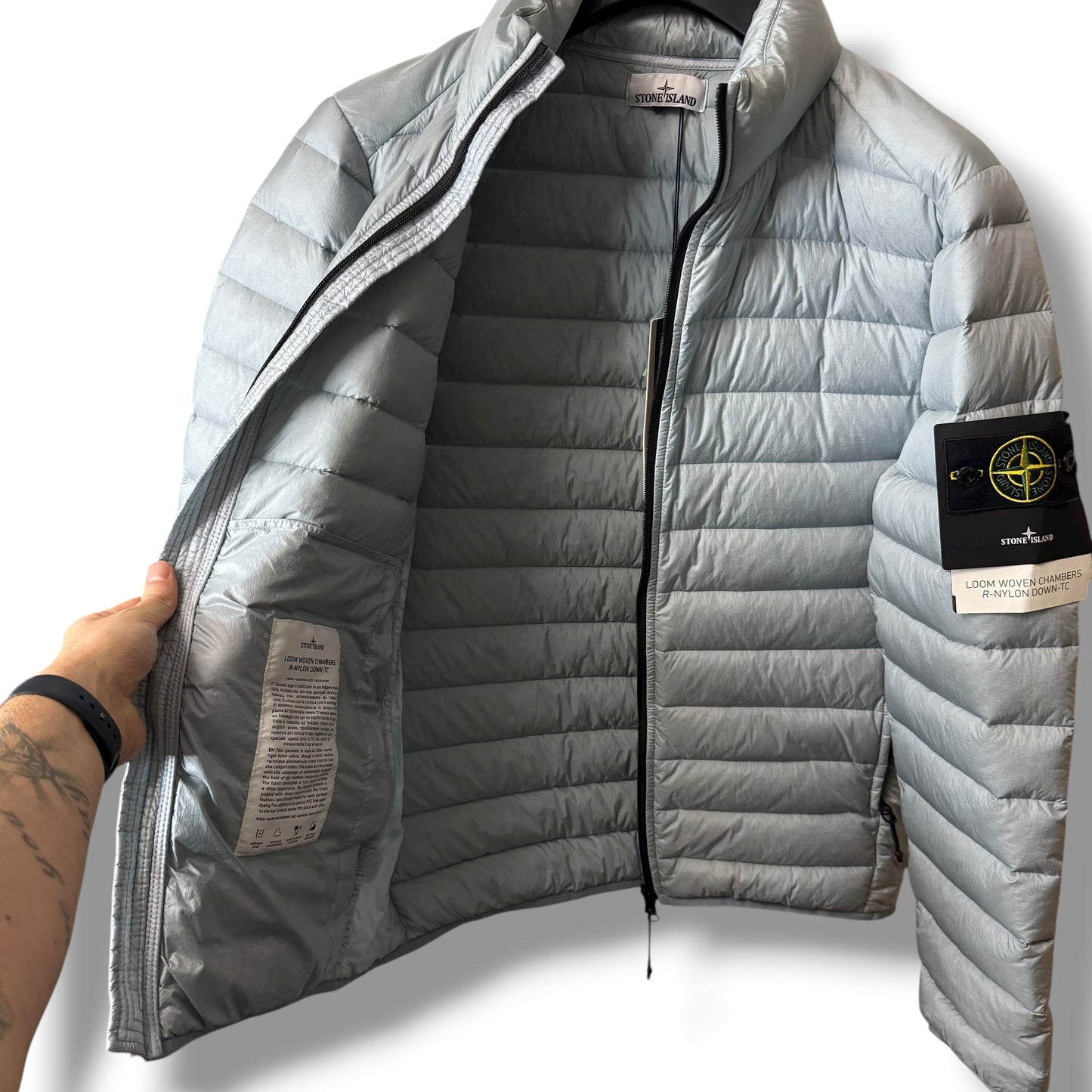 Stone Island Loom Woven Down (L, 22”)