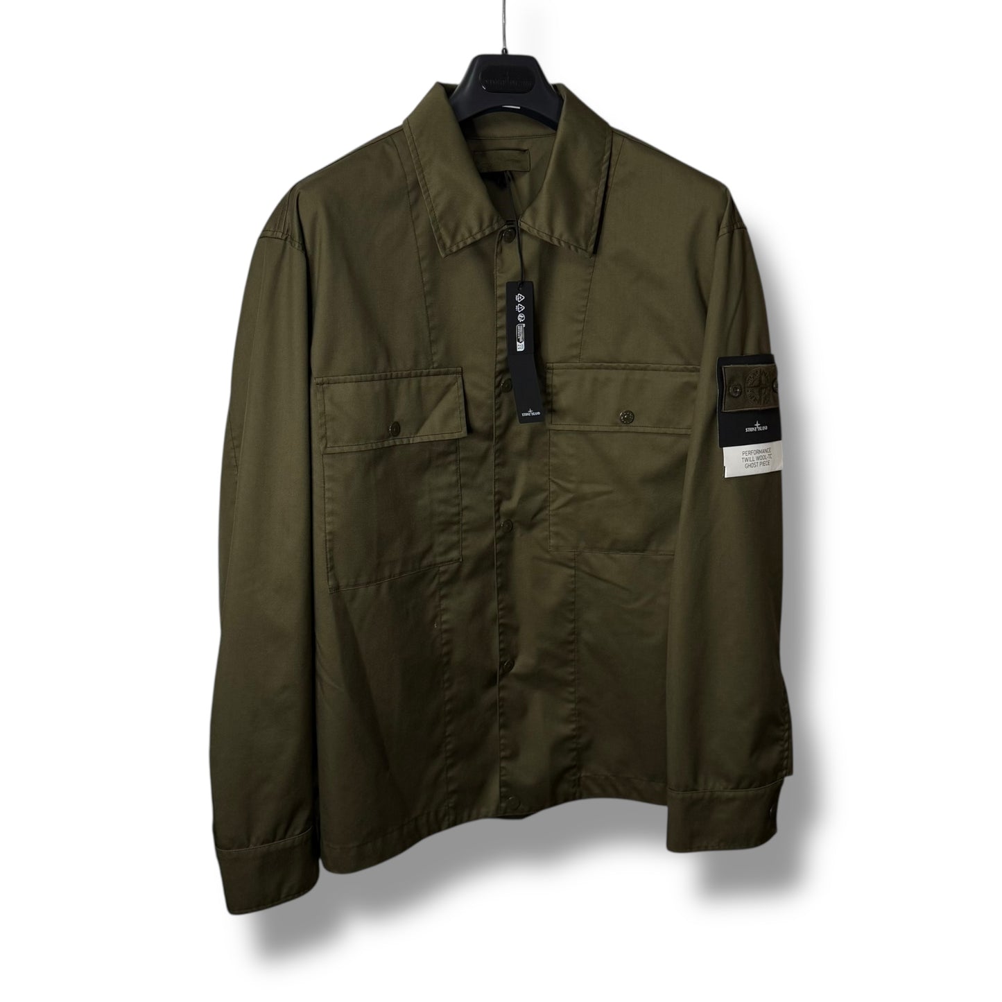 Stone Island Performance Twill Wool-TC Ghost Piece (XXL, 26.5”)