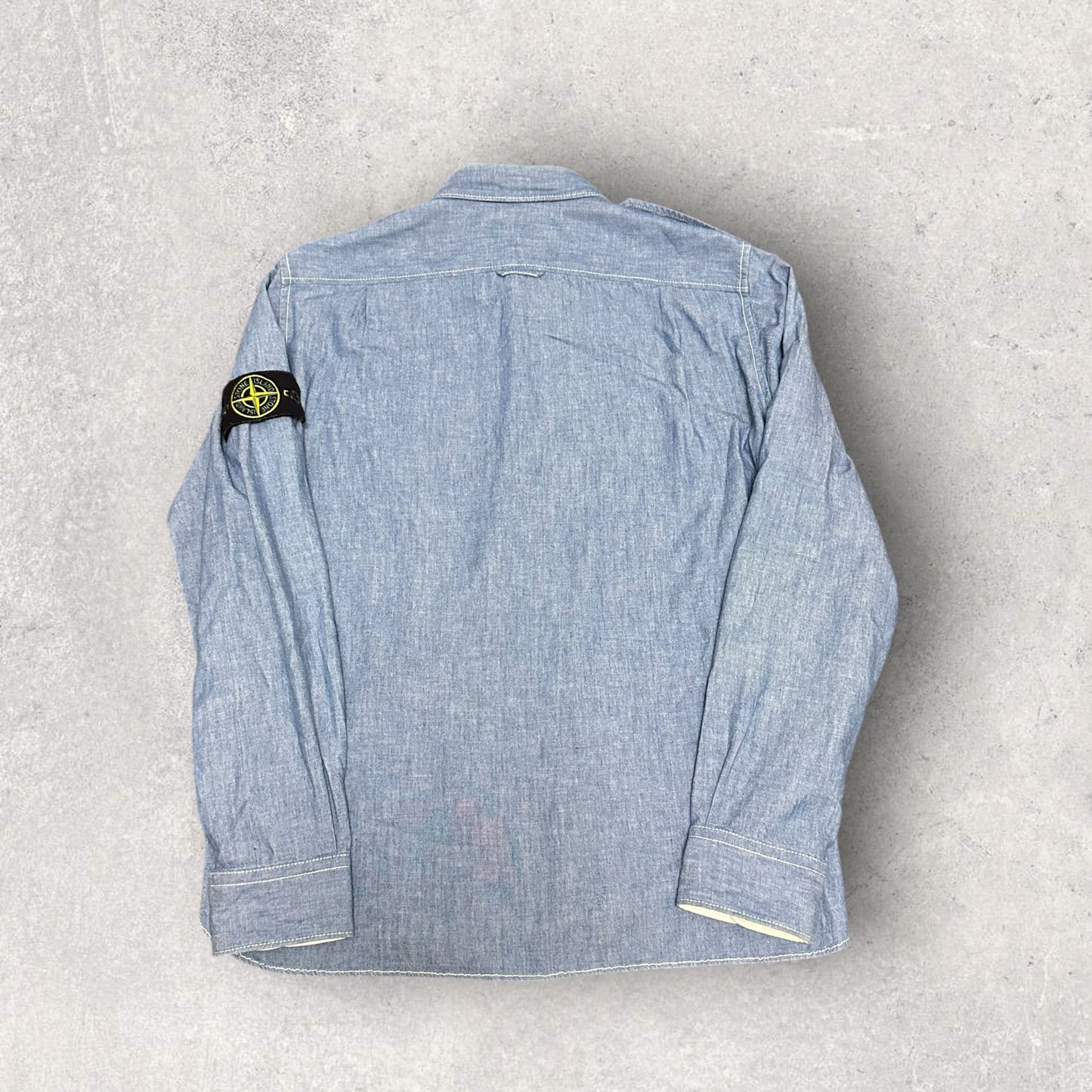 Stone Island Denim Overshirt (M 20”)