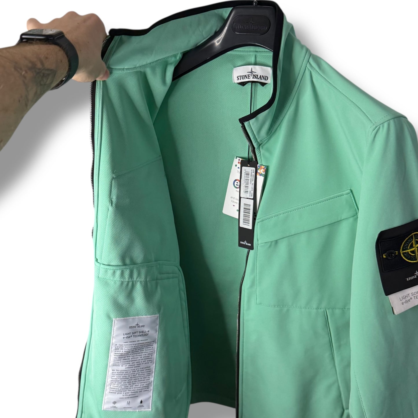Stone Island Light Soft Shell-R (L, 23”)