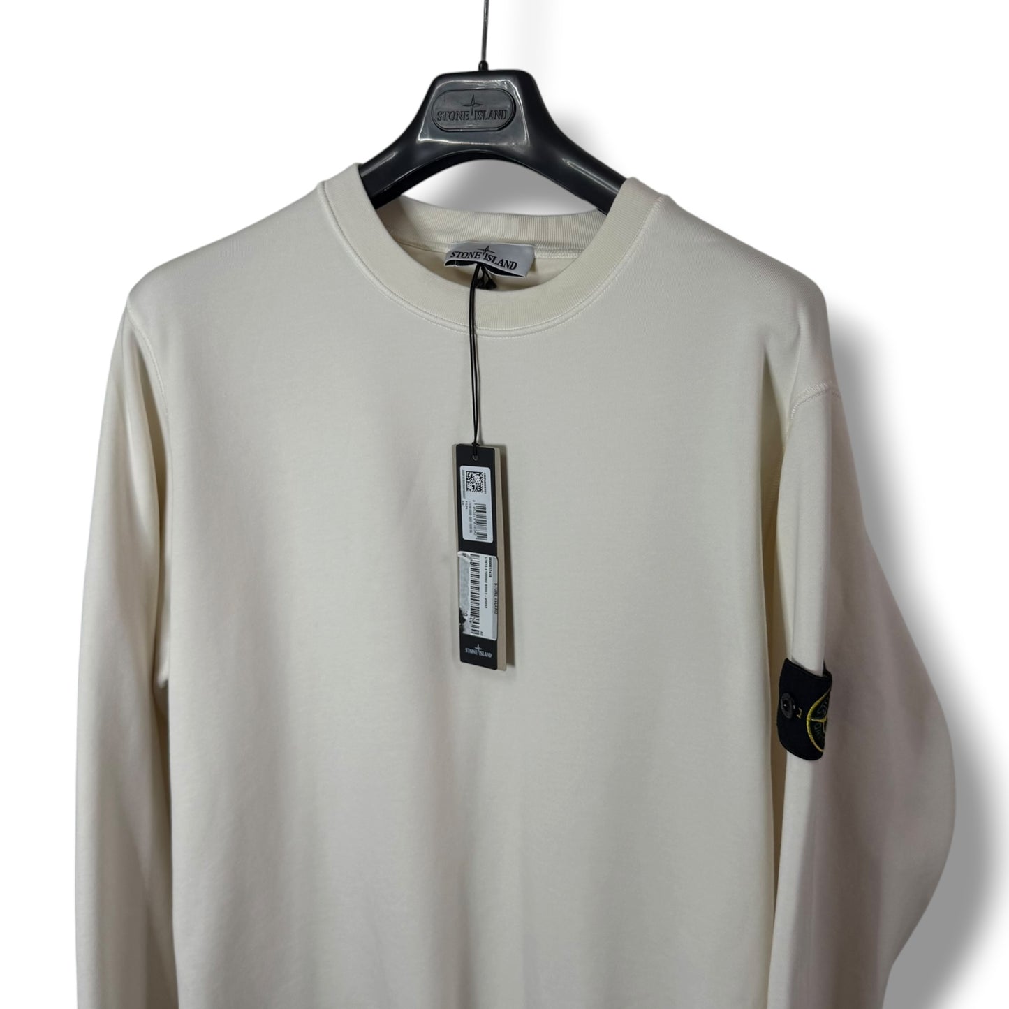 Stone Island Cream Sweatshirt (2XL, 26.5”)