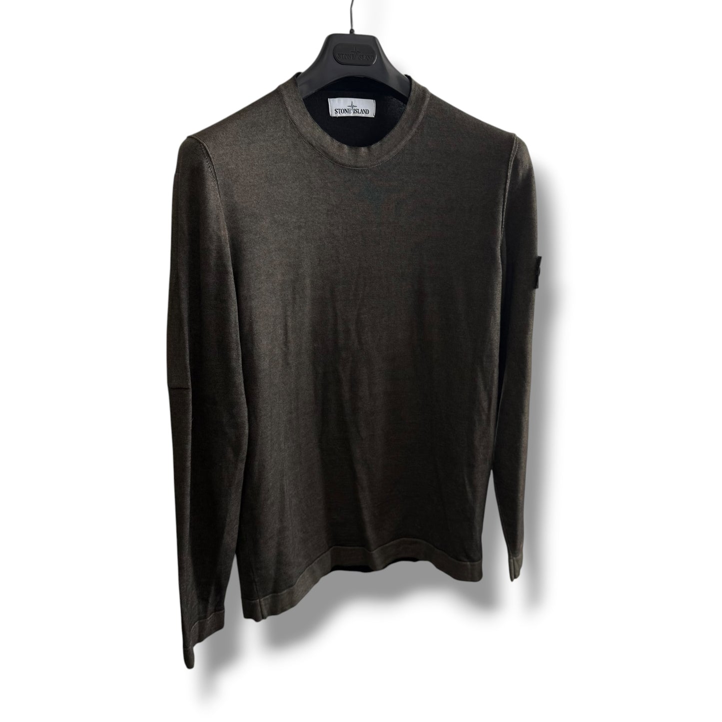 Stone Island Fast Dry + Air Brush Knitted Jumper (L, 21”)