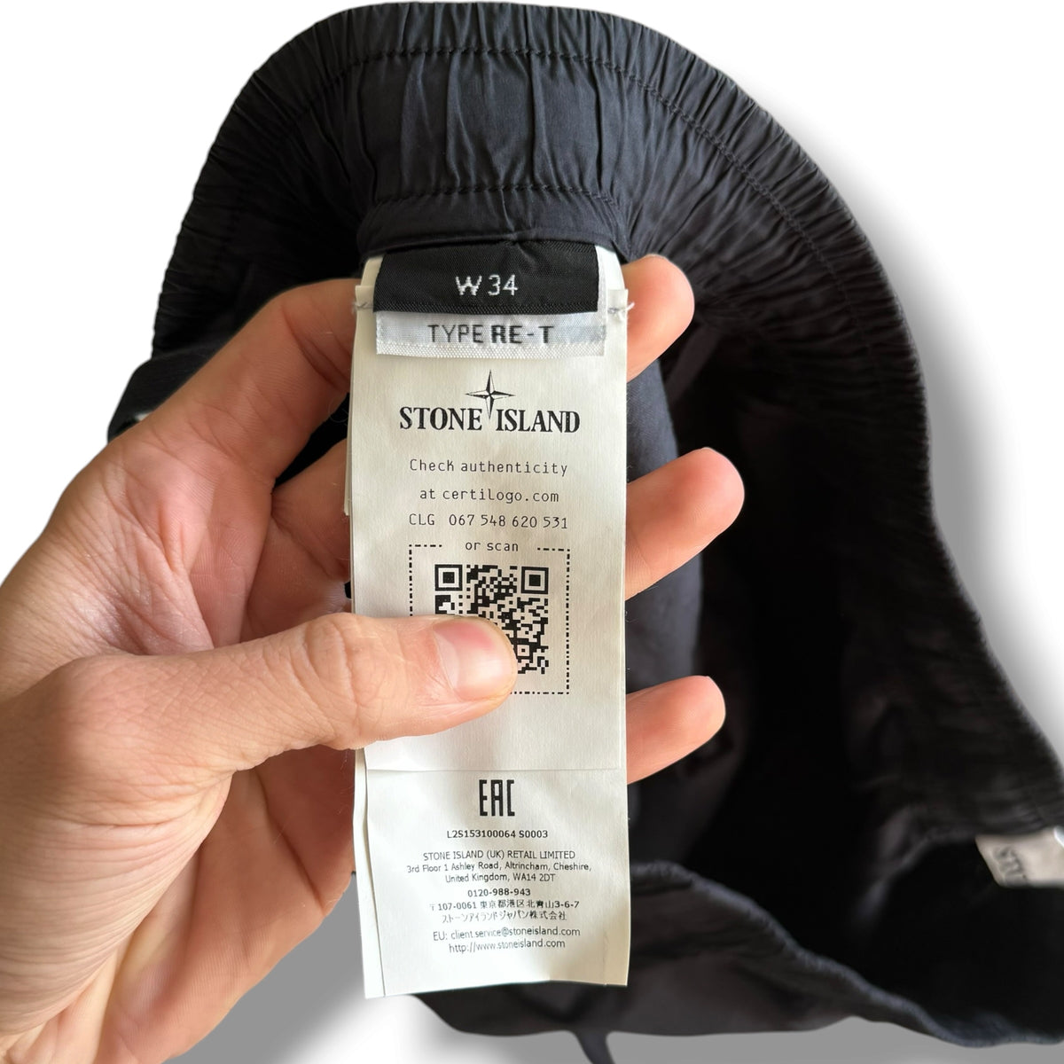 Stone Island Cuffed Cargos (34”)
