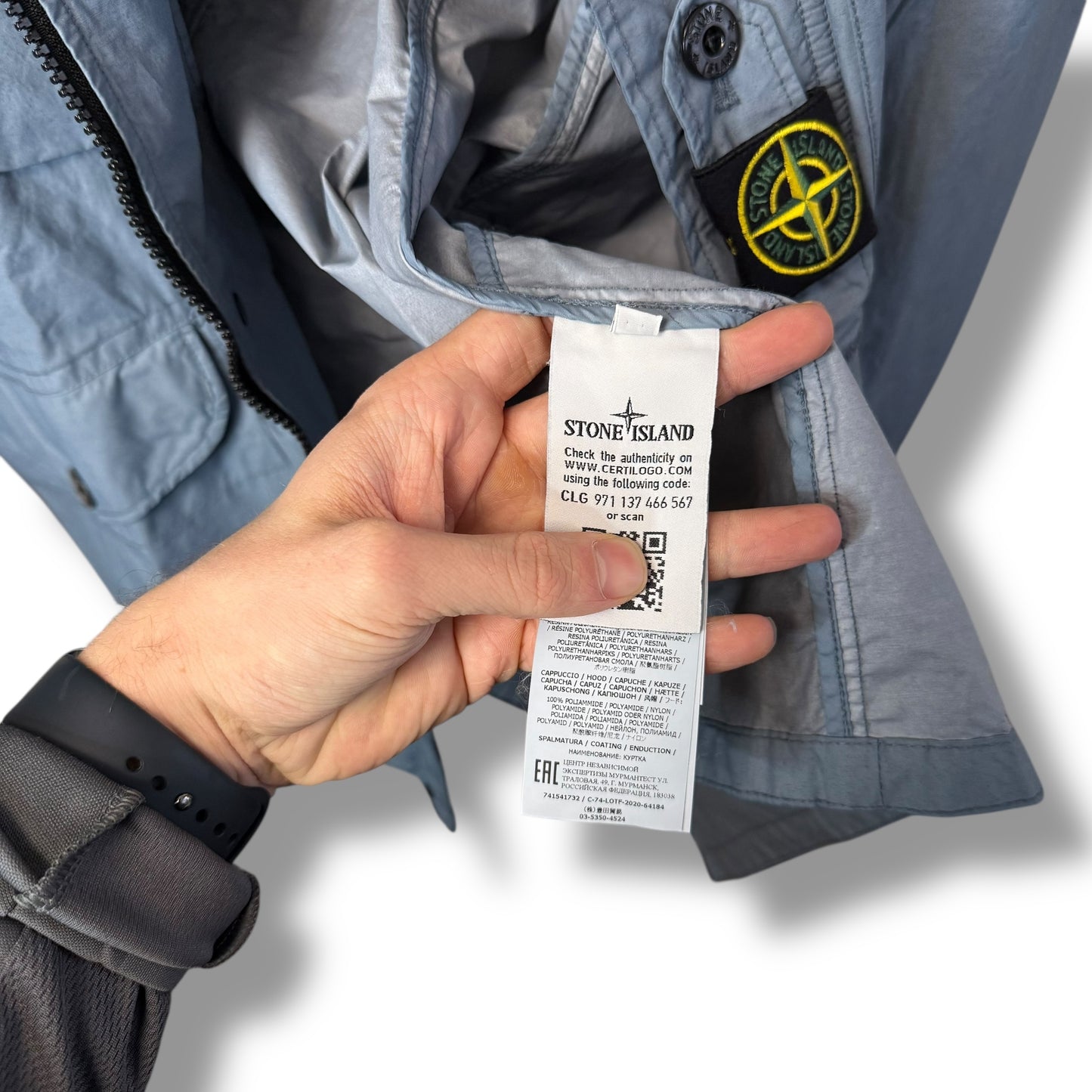 Stone Island Naslan Light Watro (M, 22.5”)