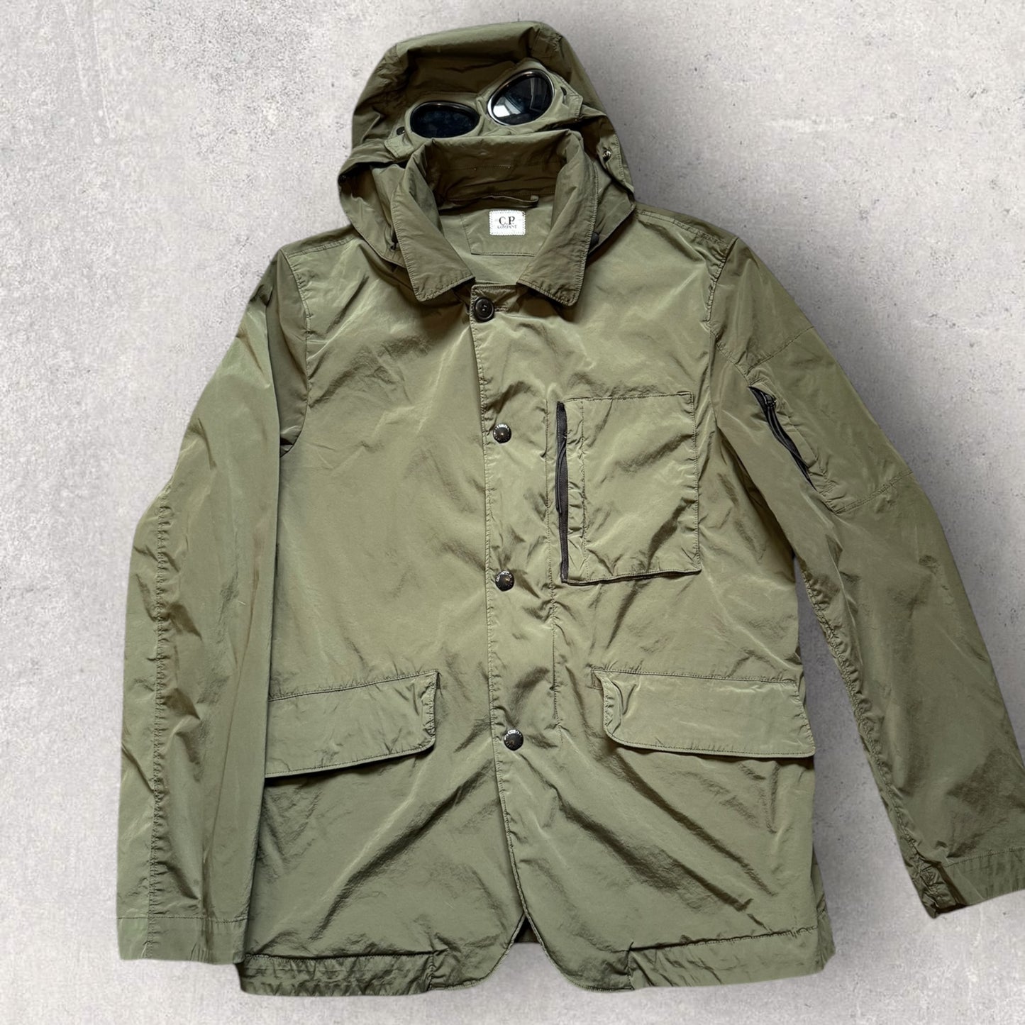 CP Company Nycra Zip Up Google (M 21”)