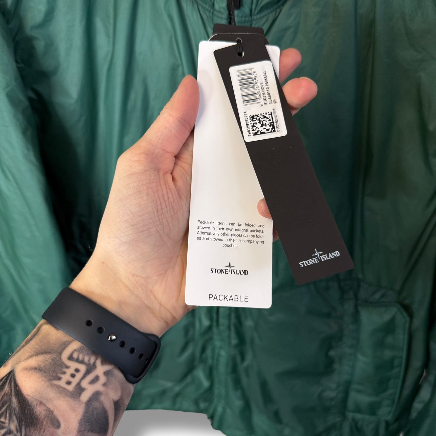 Stone Island Garment Dyed Micro Yarn With Primaloft-TC (M, 23”)