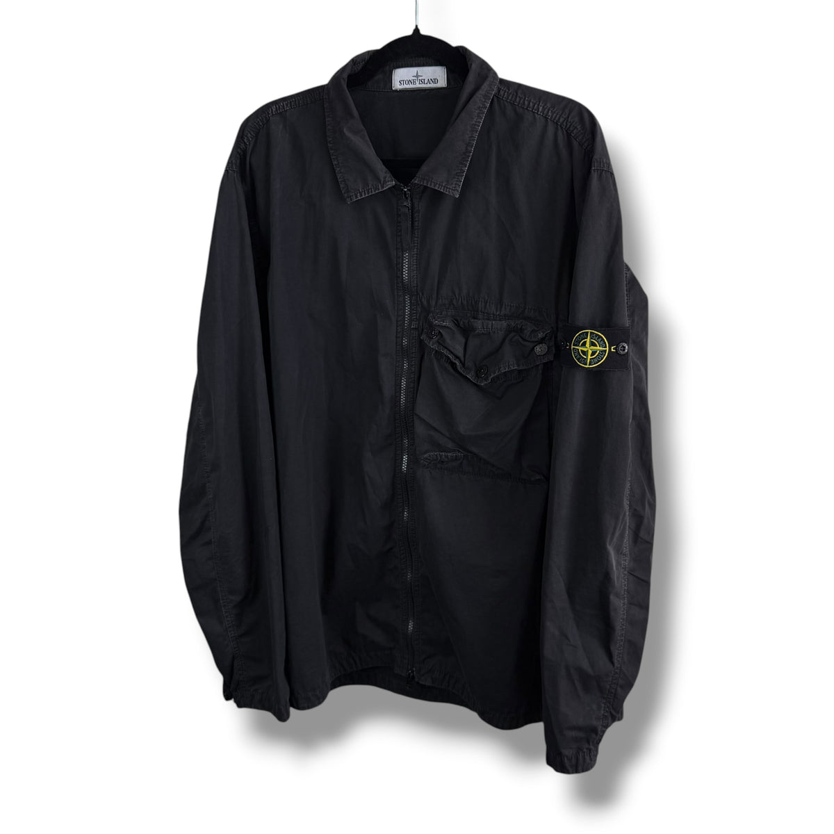 Stone Island Single Pocket Overshirt (3XL, 26.5”)