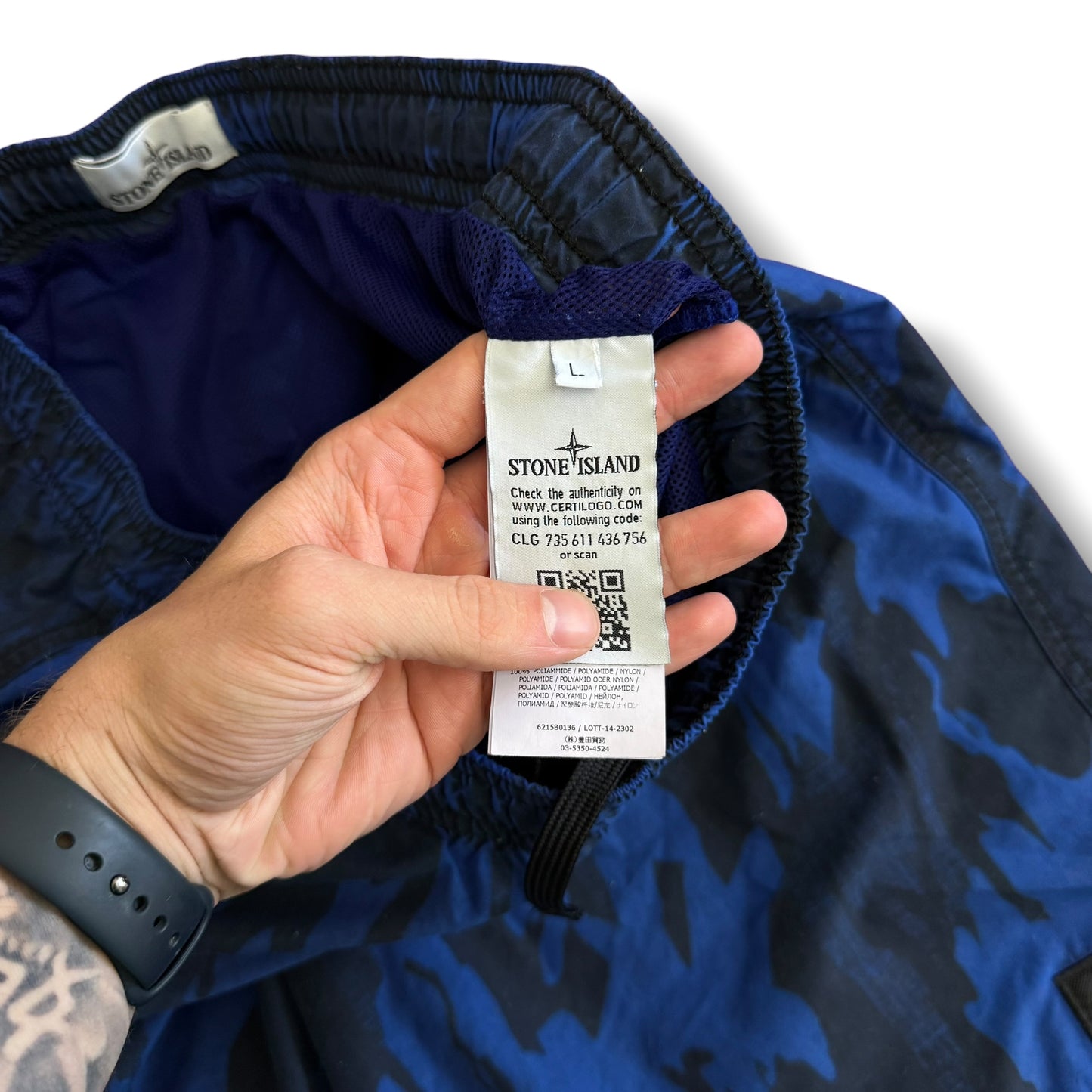 Stone Island Camo Shorts (L)