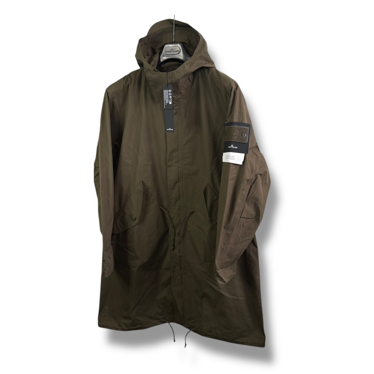 Stone Island O’Ventile Ghost Piece Parka (L, 25”)