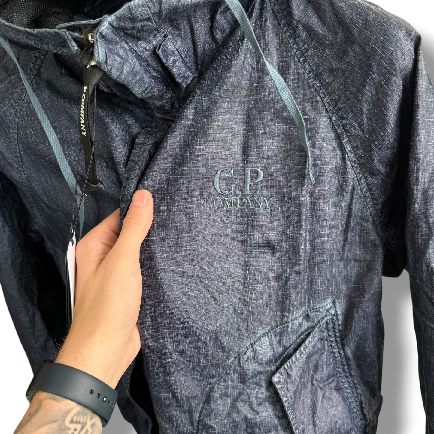 CP Company Lino Wax Jacket (M, 22.5”)