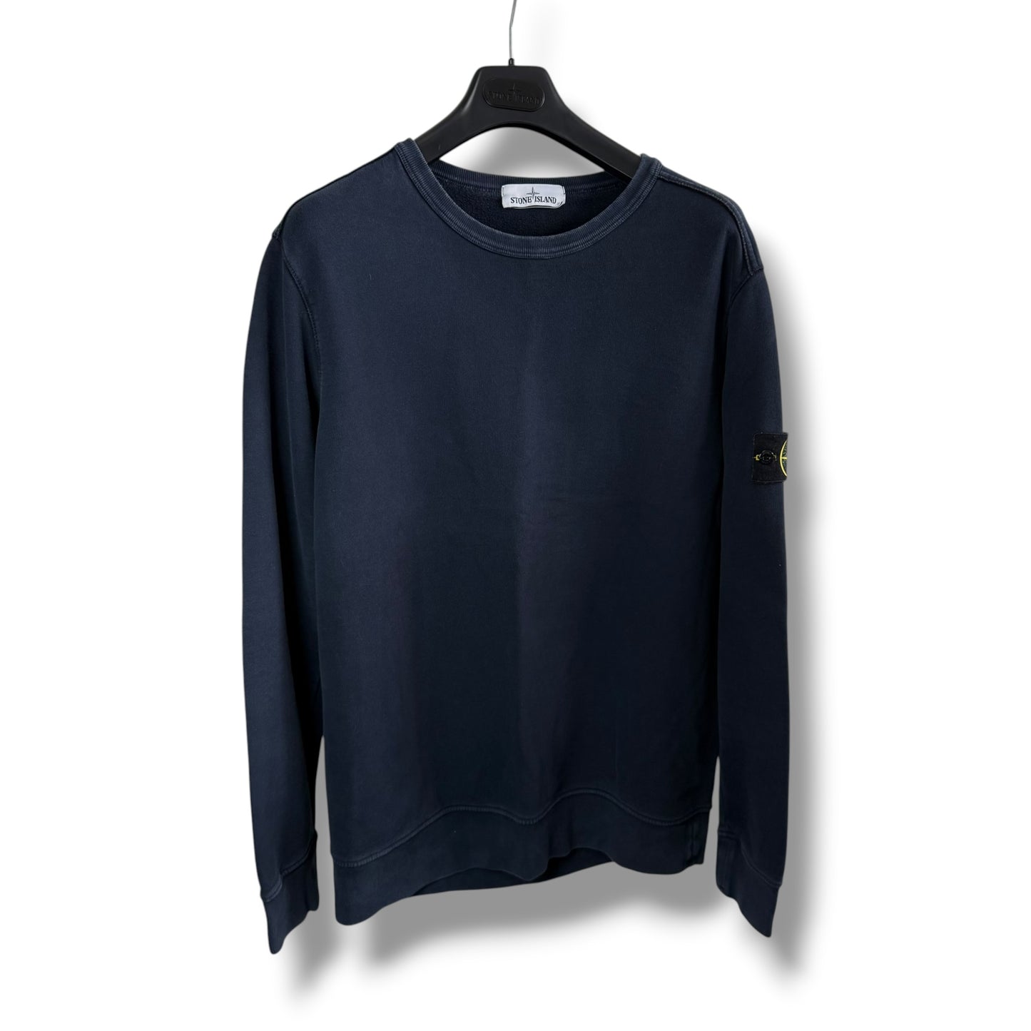 Stone Island Navy Sweatshirt (XL, 23”)