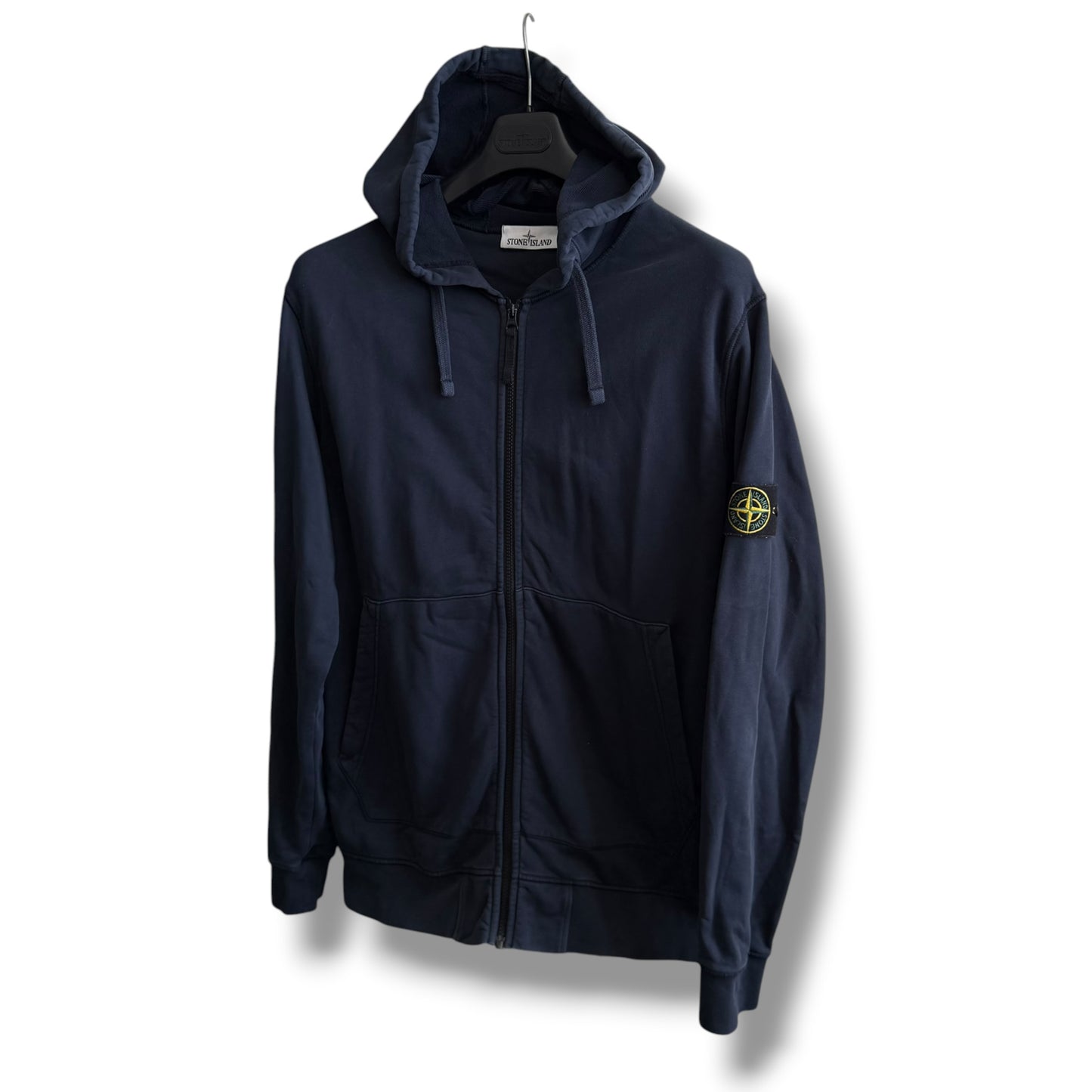 Stone Island Zip Hoodie (XXL, 25.5”)