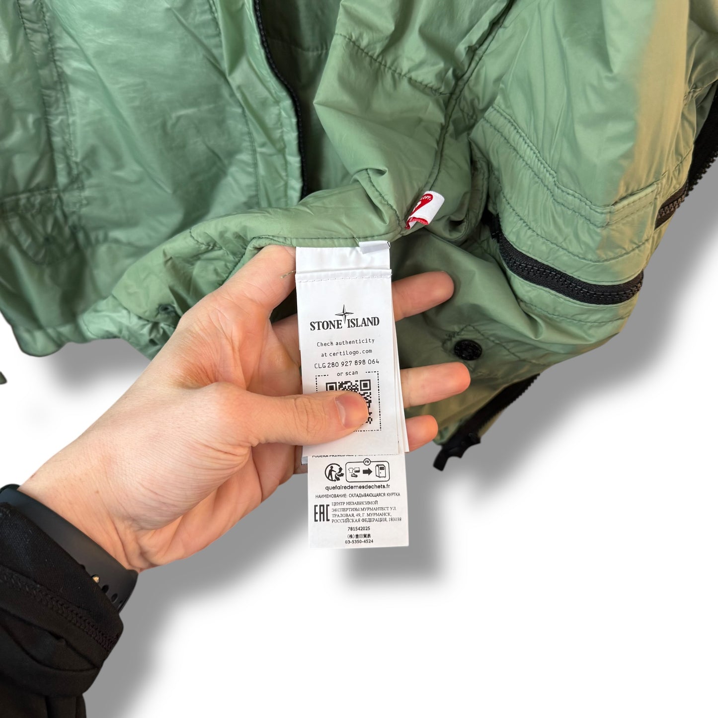 Stone Island Garment Dyed with Primaloft-TC (L, 24”)