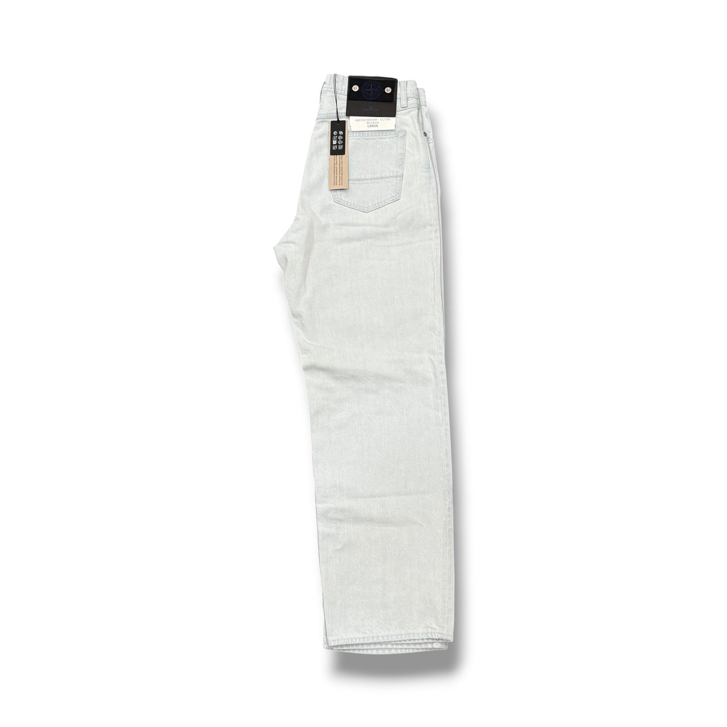 Stone Island Indigo-Denim Ultra Bleach Jeans SS_26 (32”)