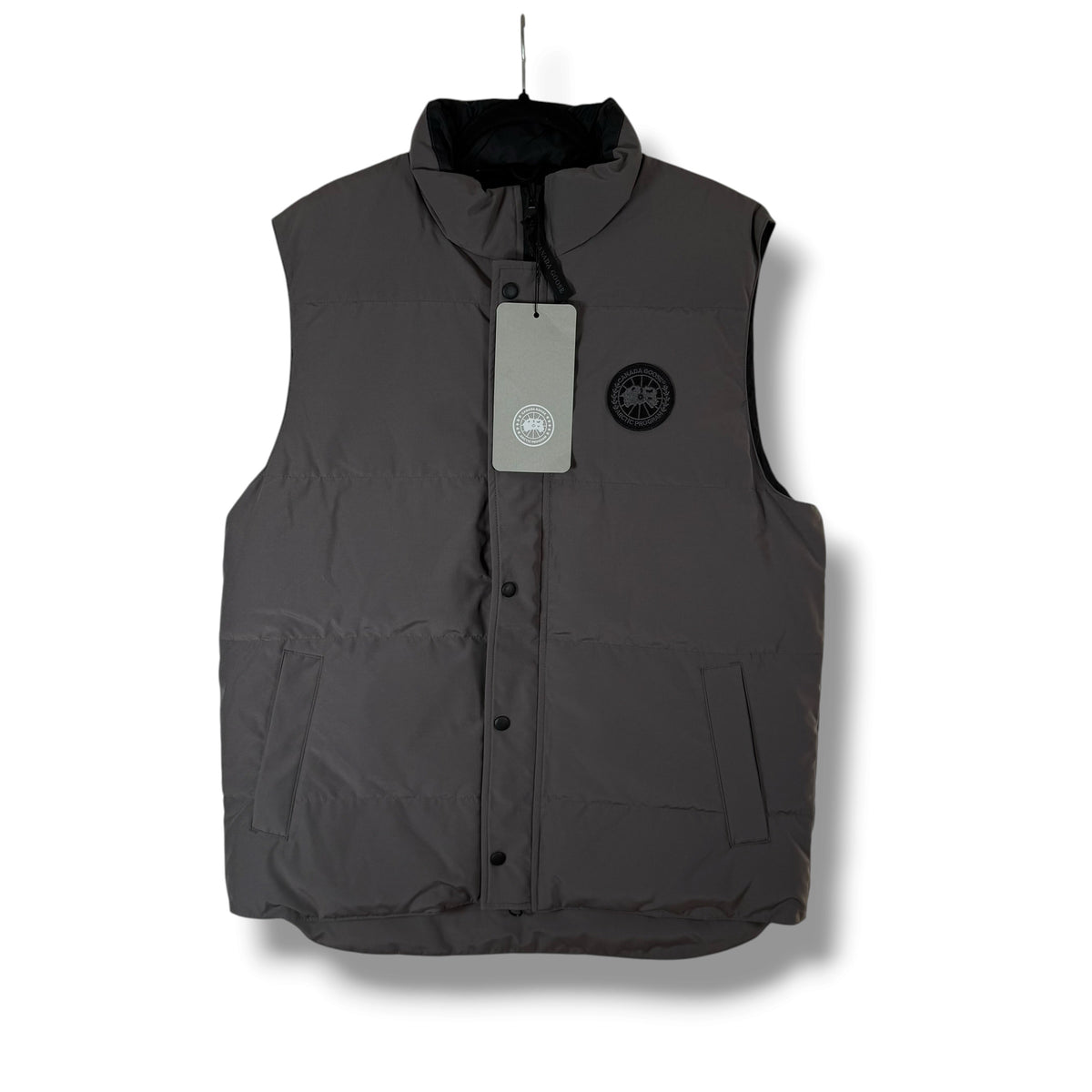 Canada Goose Coastal Grey Black Label Garson Gilet (XL, 24”)