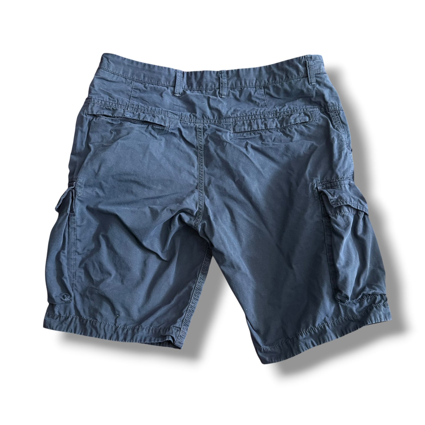 Stone Island Blue Cargo Shorts (33”)