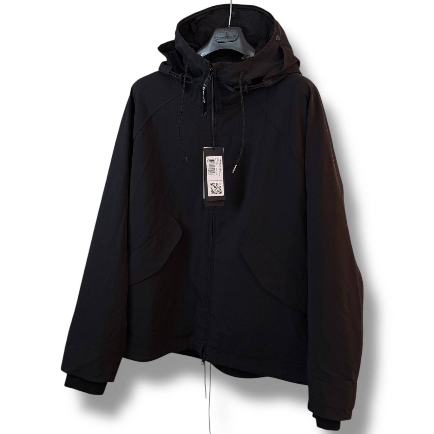 CP Company GD Shell Mixed Goggle Hooded Jacket (2XL, 26.5”)